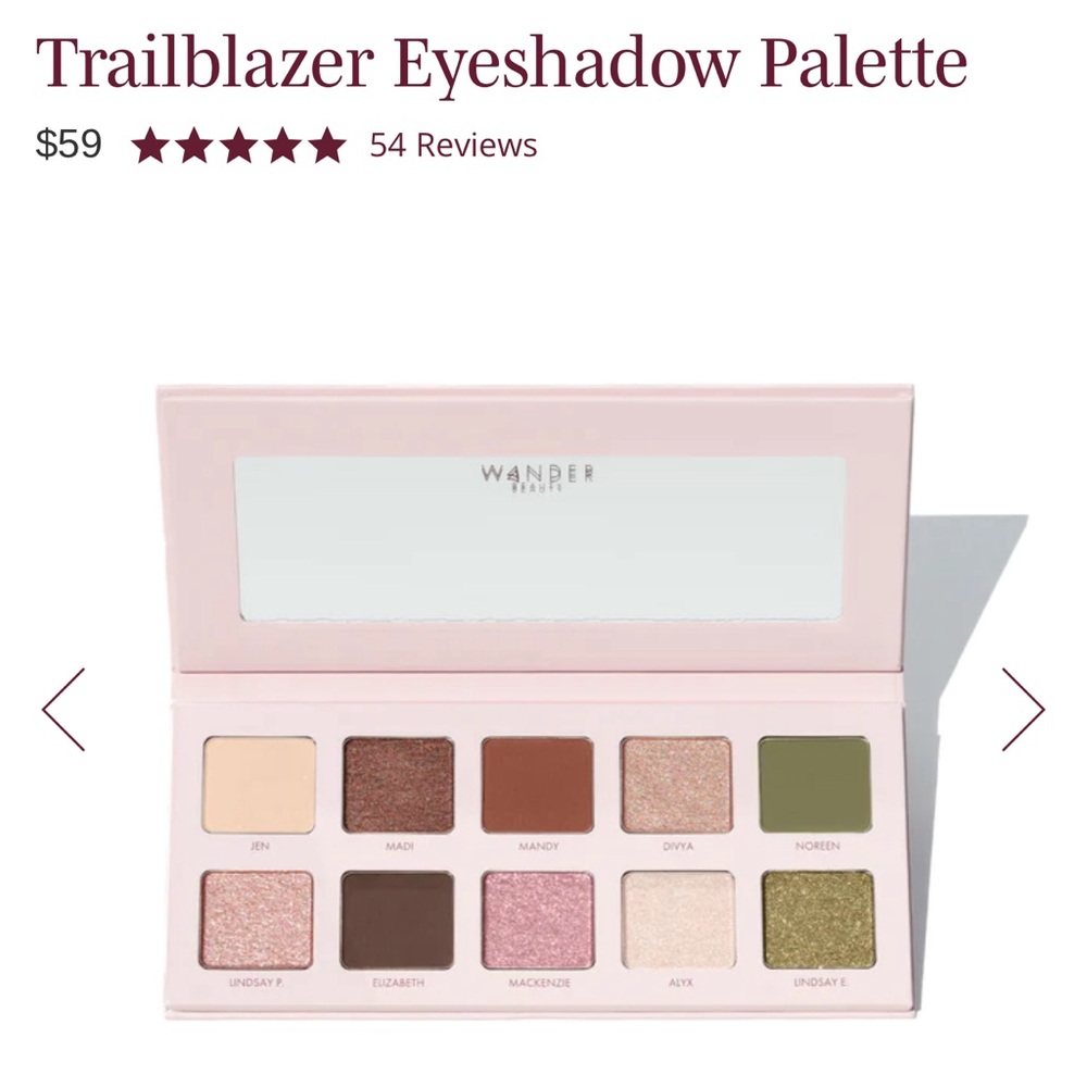 Bnib Wander Beauty Trailblazer Palette